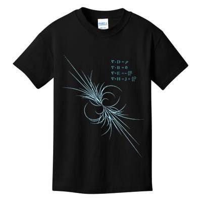 Maxwell Equation Physics Study Science Lover Physicist Kids T-Shirt