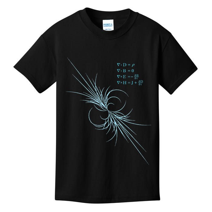 Maxwell Equation Physics Study Science Lover Physicist Kids T-Shirt