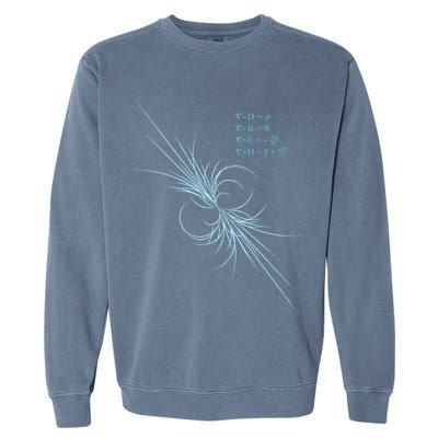 Maxwell Equation Physics Study Science Lover Physicist Garment-Dyed Sweatshirt