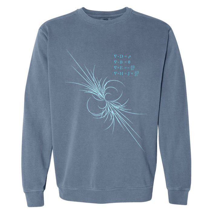 Maxwell Equation Physics Study Science Lover Physicist Garment-Dyed Sweatshirt
