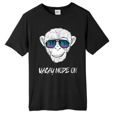 Monkey Equalizer Party Rave Techno Vacation Vacay Mode On Gift Tall Fusion ChromaSoft Performance T-Shirt