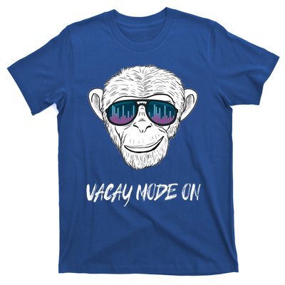 Monkey Equalizer Party Rave Techno Vacation Vacay Mode On Gift T-Shirt