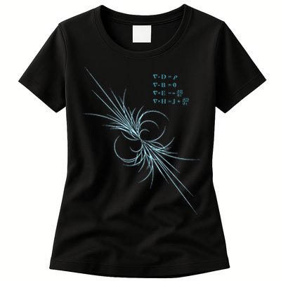 Maxwell Equation Physics Study Science Lover Physicist Women's T-Shirt