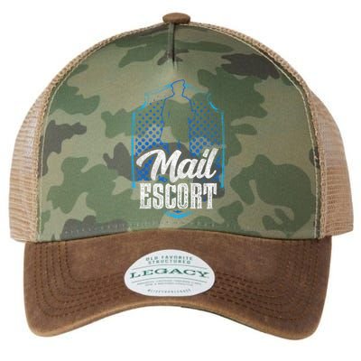 Mail Escort Postal Worker Mailman Courier Postman Legacy Tie Dye Trucker Hat