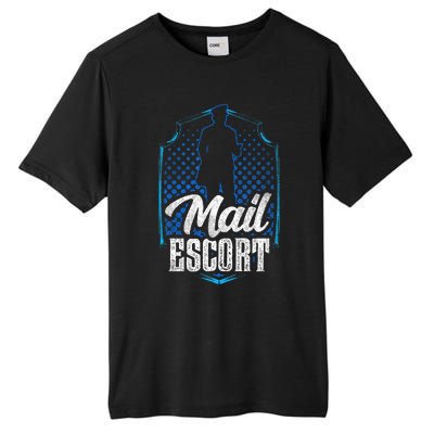 Mail Escort Postal Worker Mailman Courier Postman Tall Fusion ChromaSoft Performance T-Shirt