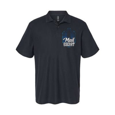 Mail Escort Postal Worker Mailman Courier Postman Softstyle Adult Sport Polo