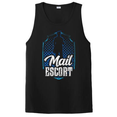 Mail Escort Postal Worker Mailman Courier Postman PosiCharge Competitor Tank