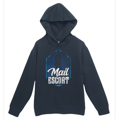 Mail Escort Postal Worker Mailman Courier Postman Urban Pullover Hoodie