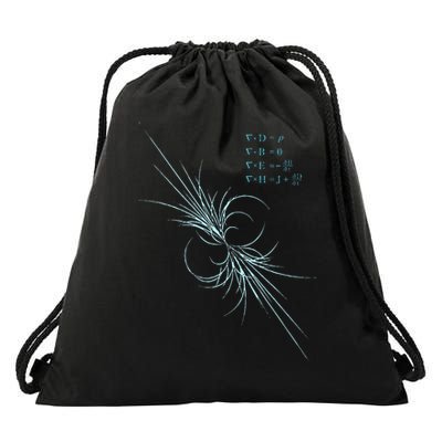 Maxwell Equation Physics Study Science Lover Physicist Drawstring Bag