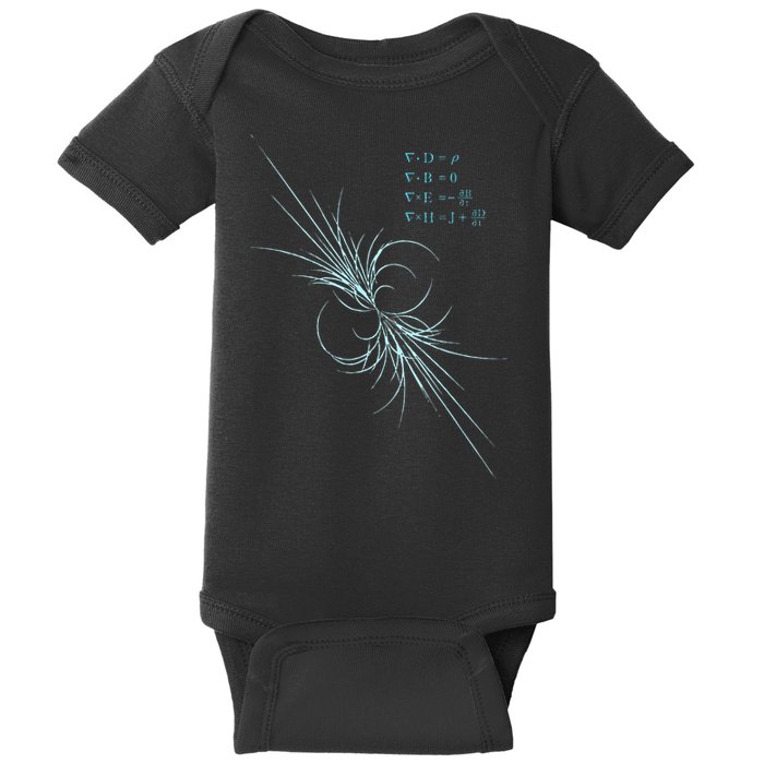 Maxwell Equation Physics Study Science Lover Physicist Baby Bodysuit