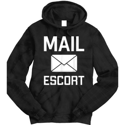 Mail Escort Postal Worker Mailman Mail Lady Novelty Tie Dye Hoodie