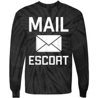 Mail Escort Postal Worker Mailman Mail Lady Novelty Tie-Dye Long Sleeve Shirt