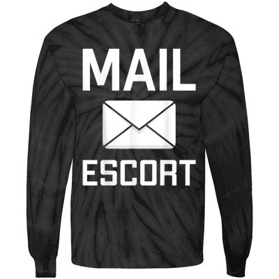 Mail Escort Postal Worker Mailman Mail Lady Novelty Tie-Dye Long Sleeve Shirt