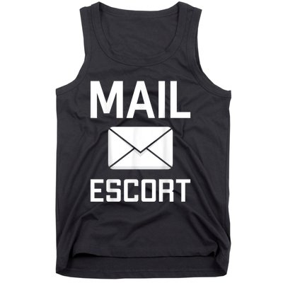 Mail Escort Postal Worker Mailman Mail Lady Novelty Tank Top