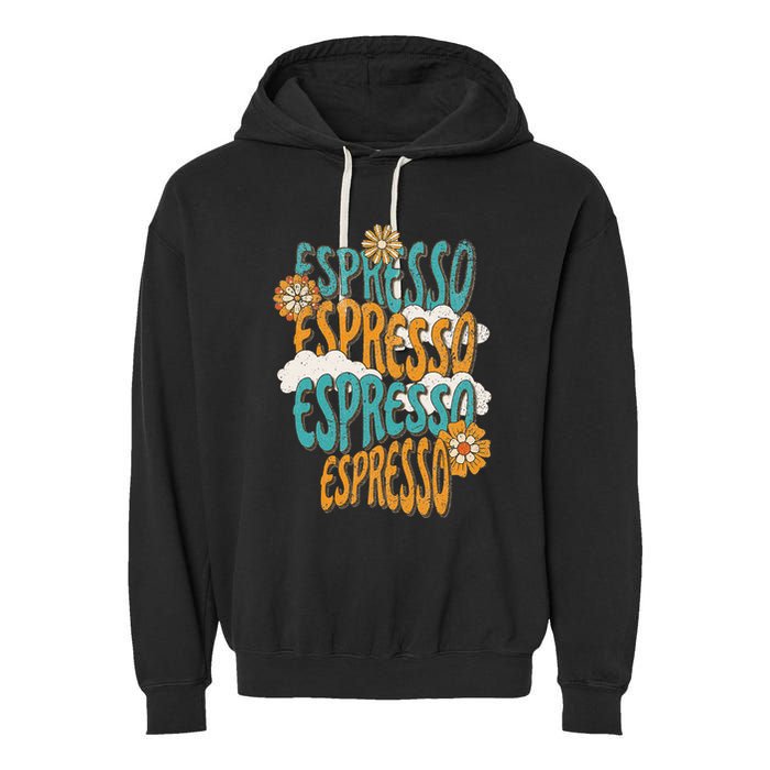 Me Espresso Retro Carpenter Garment-Dyed Fleece Hoodie