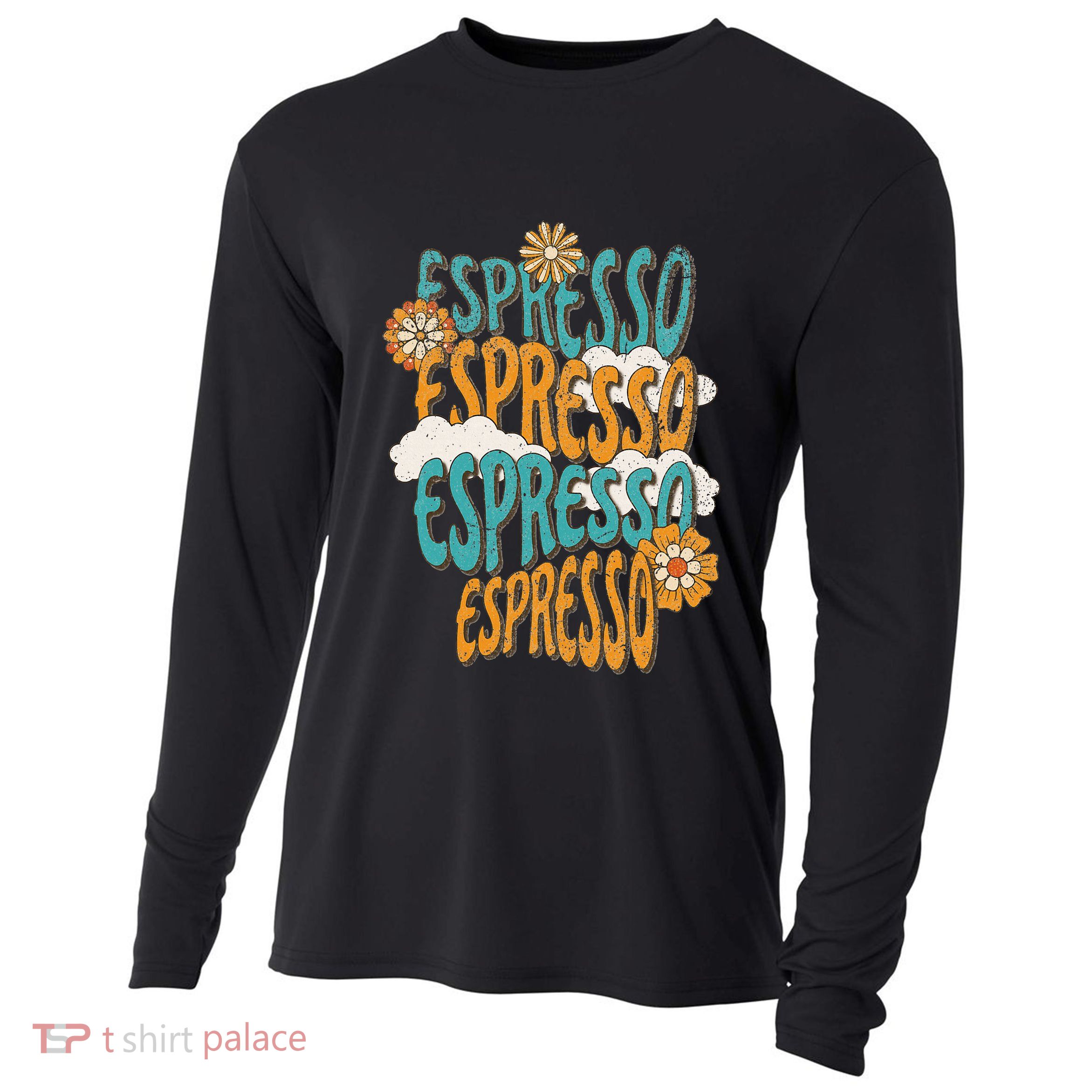 Me Espresso Retro Carpenter Cooling Performance Long Sleeve Crew