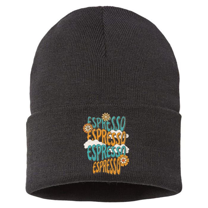 Me Espresso Retro Carpenter Sustainable Knit Beanie