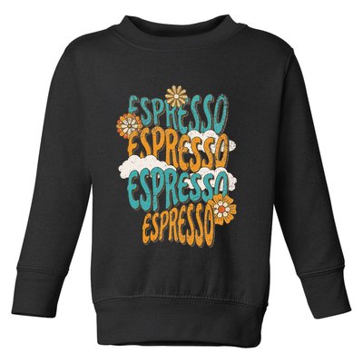 Me Espresso Retro Carpenter Toddler Sweatshirt