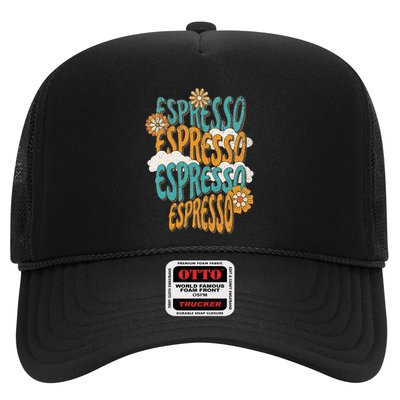 Me Espresso Retro Carpenter Trucker Hat