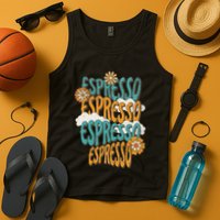 Me Espresso Retro Carpenter Tank Top