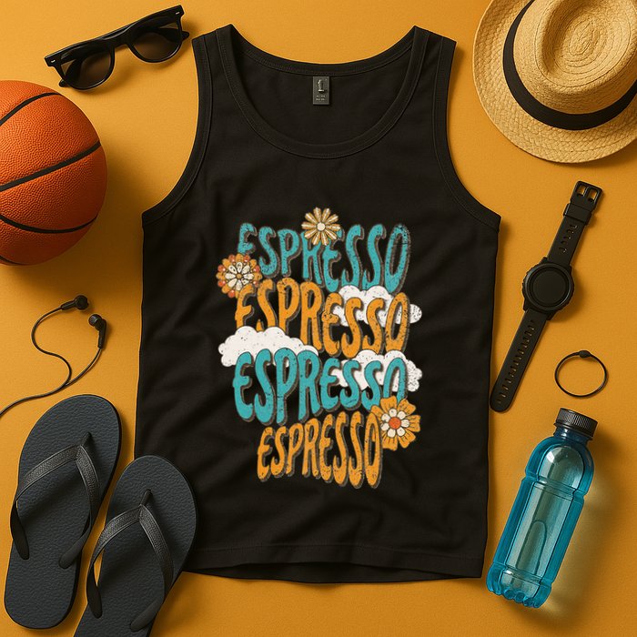 Me Espresso Retro Carpenter Tank Top