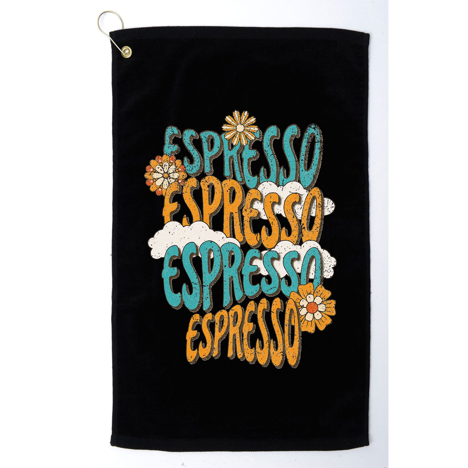 Me Espresso Retro Carpenter Golf Towel