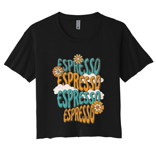 Me Espresso Retro Carpenter Crop Top