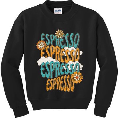 Me Espresso Retro Carpenter Kids Sweatshirt