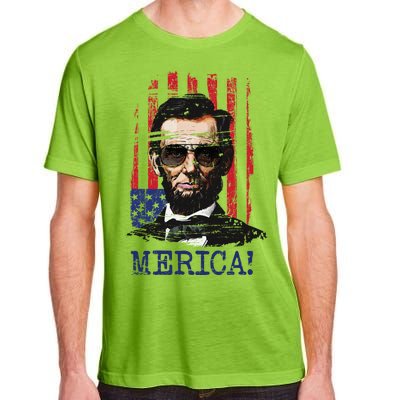 Merica Abe Lincoln Adult ChromaSoft Performance T-Shirt