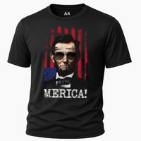 Merica Abe Lincoln Cooling Performance Crew T-Shirt