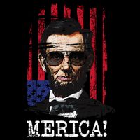 Merica Abe Lincoln Cooling Performance Crew T-Shirt