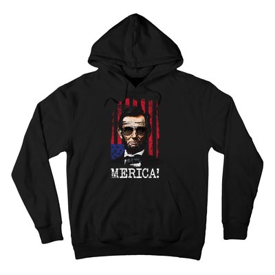 Merica Abe Lincoln Hoodie