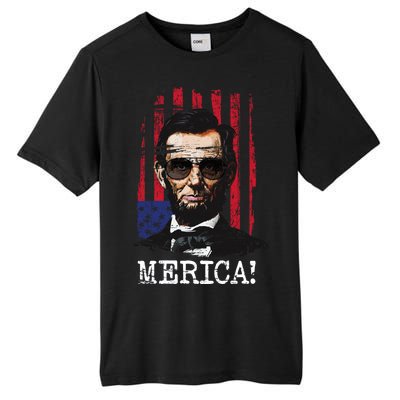 Merica Abe Lincoln Tall Fusion ChromaSoft Performance T-Shirt