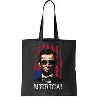 Merica Abe Lincoln Tote Bag