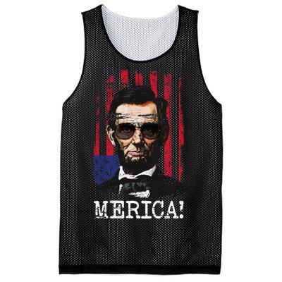 Merica Abe Lincoln Mesh Reversible Basketball Jersey Tank