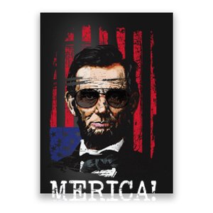 Merica Abe Lincoln Poster