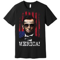 Merica Abe Lincoln Premium T-Shirt