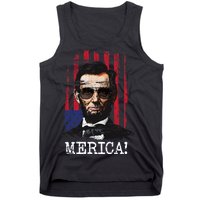 Merica Abe Lincoln Tank Top