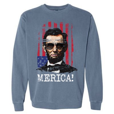 Merica Abe Lincoln Garment-Dyed Sweatshirt