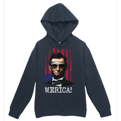 Merica Abe Lincoln Urban Pullover Hoodie