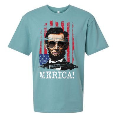 Merica Abe Lincoln Sueded Cloud Jersey T-Shirt