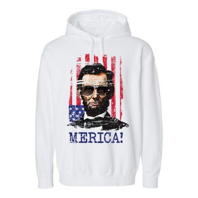 Merica Abe Lincoln Garment-Dyed Fleece Hoodie