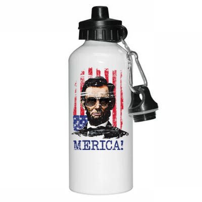 Merica Abe Lincoln Aluminum Water Bottle