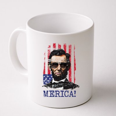 Merica Abe Lincoln Coffee Mug