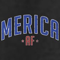 Merica AF Distressed USA Logo Adult Drive Performance Visor
