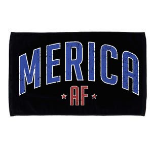 Merica AF Distressed USA Logo Microfiber Hand Towel