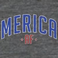 Merica AF Distressed USA Logo 7 Panel Mesh Trucker Snapback Hat
