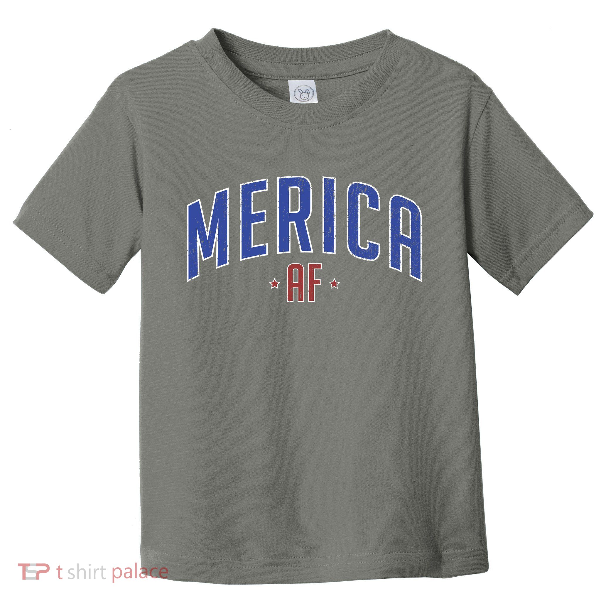 Merica AF Distressed USA Logo Toddler T-Shirt