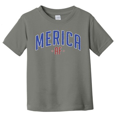 Merica AF Distressed USA Logo Toddler T-Shirt