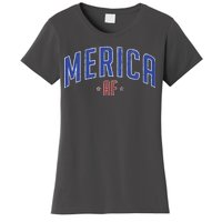 Merica AF Distressed USA Logo Women's T-Shirt